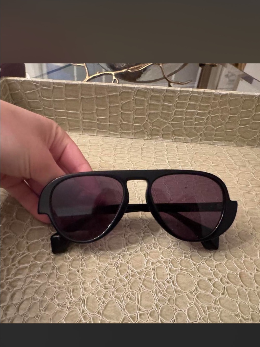 Vivienne Westwood Black Women's Sunglasses with Dark Lenses
